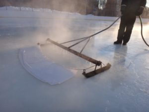 Dispositif de coulée de glace bricolage