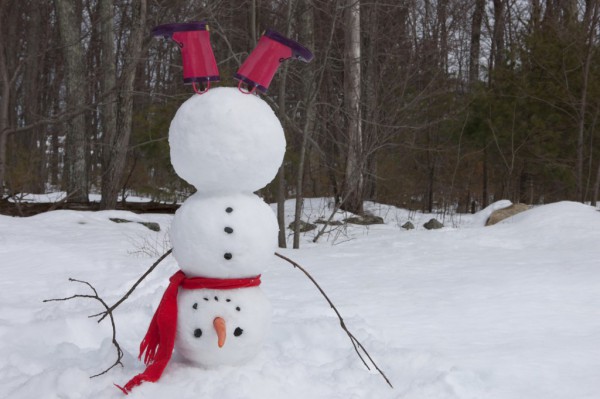 Comment faire un bonhomme de neige avec de la neige