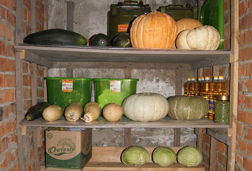 Comment garder les courgettes pour l'hiver dans la cave