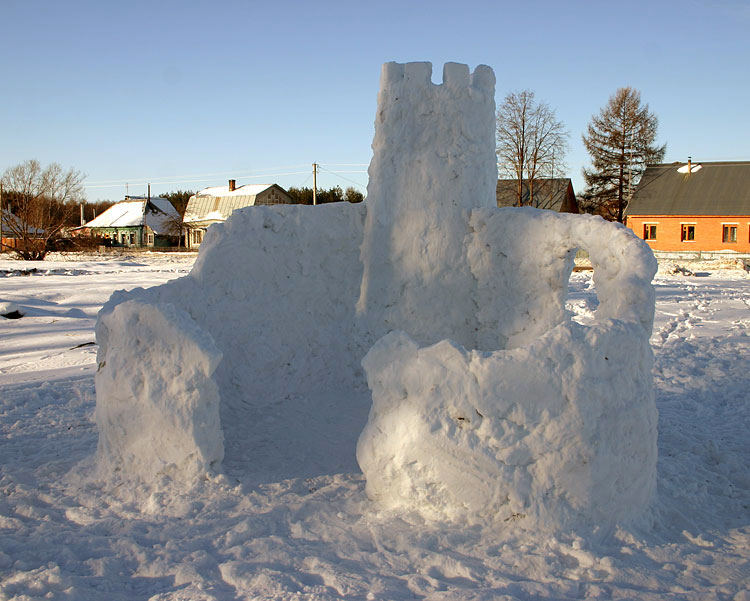 Forteresse de neige bricolage