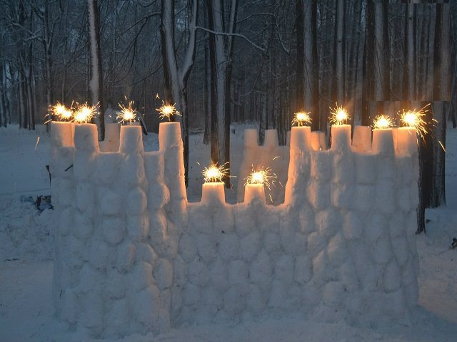 Château de neige bricolage