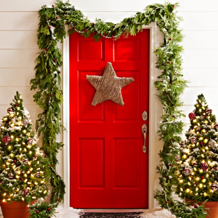Cómo decorar la puerta para el Nuevo 2018