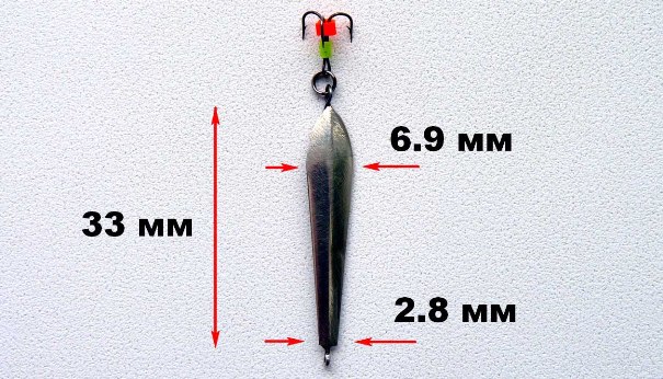 Une des options pour dessiner un spinner torpille pour une perche