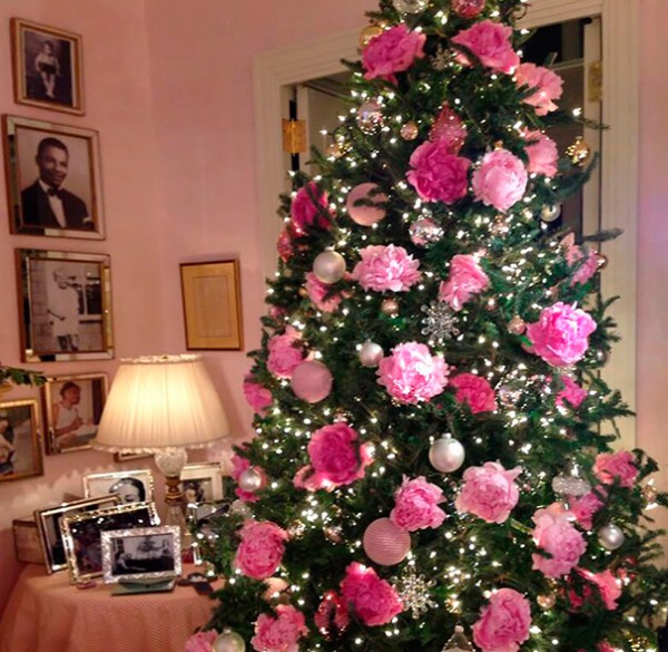 Fleurs pour décorer le sapin de Noël