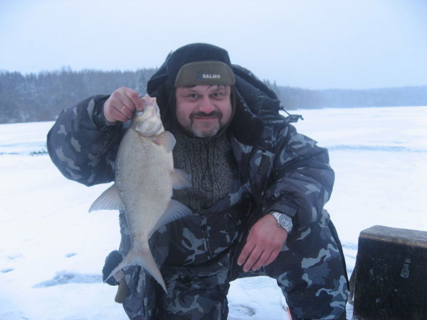 Pêche à la dorade en hiver sur le courant